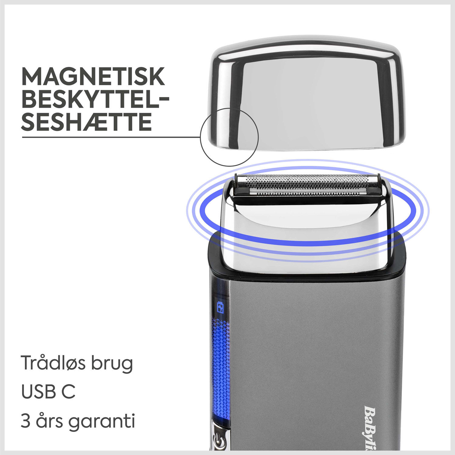 Super-X Metal Series Single Foil Shaver (Silver)